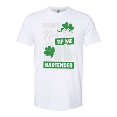 St Patrick's Day Bartender Gift Softstyle CVC T-Shirt