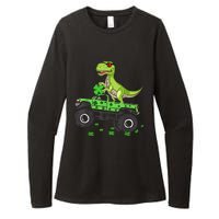 St Patricks day boys  Toddler dinosaur Monster turck trex Womens CVC Long Sleeve Shirt