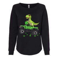 St Patricks day boys  Toddler dinosaur Monster turck trex Womens California Wash Sweatshirt