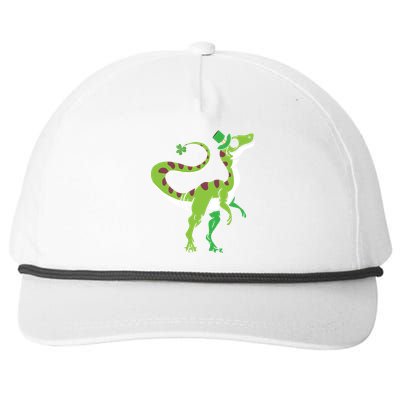 Saint Patrick's Day Irish Shenanigan Dinosaur Lover Dino Gift Snapback Five-Panel Rope Hat