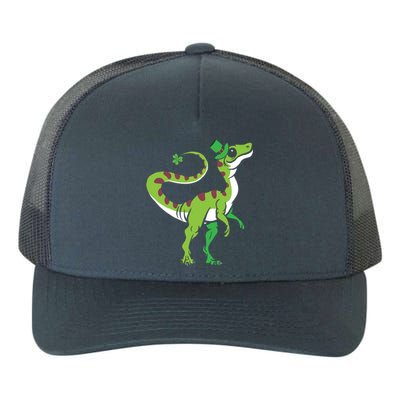 Saint Patrick's Day Irish Shenanigan Dinosaur Lover Dino Gift Yupoong Adult 5-Panel Trucker Hat