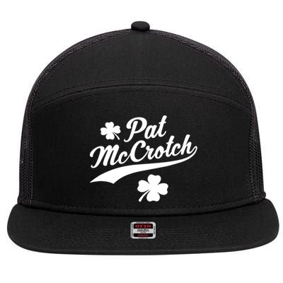 St. Patrick's Day Pat McCrotch 7 Panel Mesh Trucker Snapback Hat