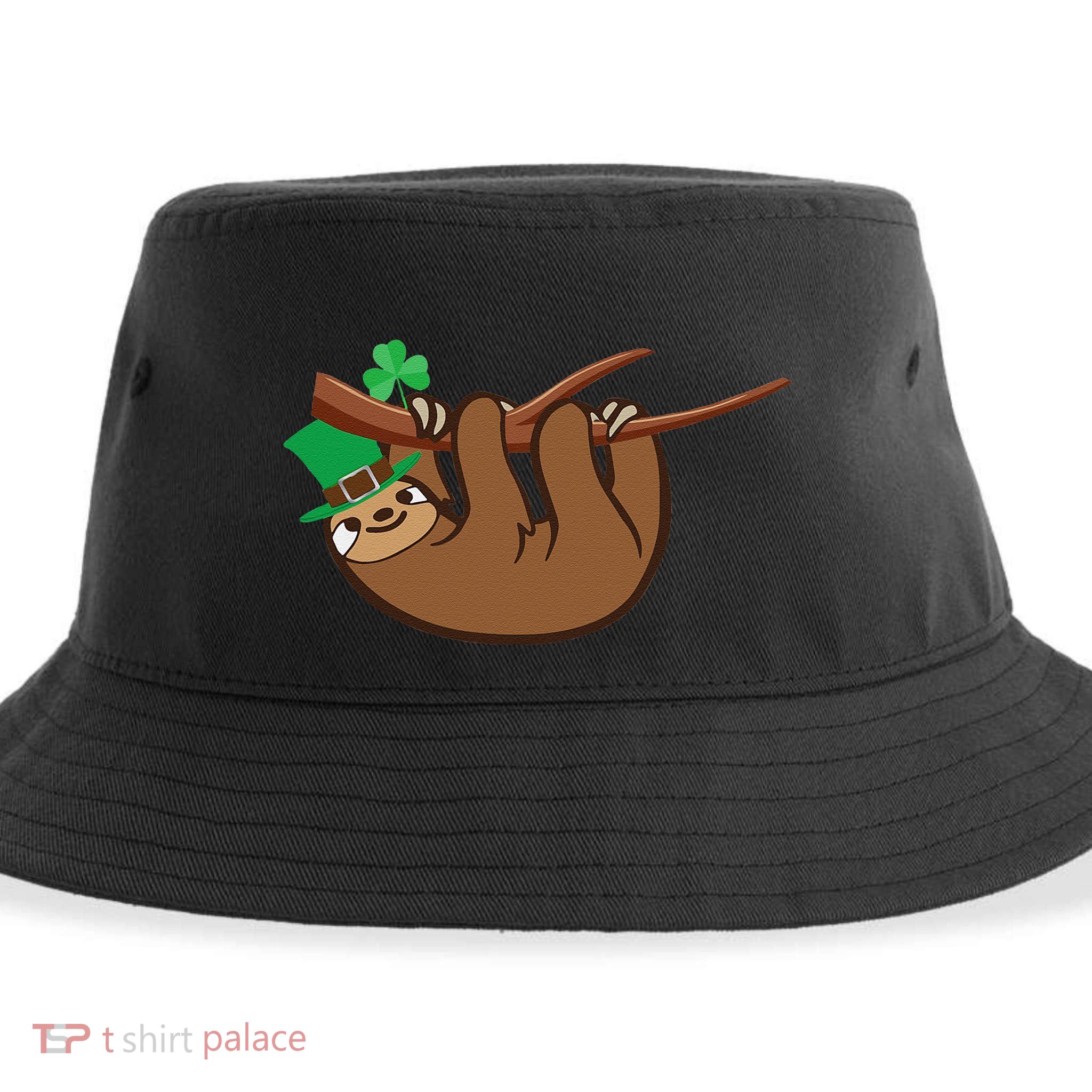 Saint Patrick's Day For Sloth Lovers Wo& Sustainable Bucket Hat