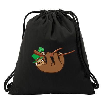 Saint Patrick's Day For Sloth Lovers Wo& Drawstring Bag