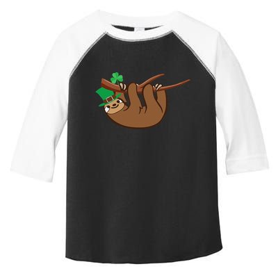 Saint Patrick's Day For Sloth Lovers Wo& Toddler Fine Jersey T-Shirt