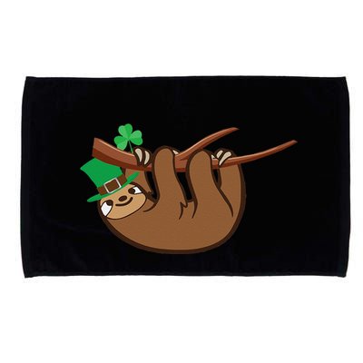 Saint Patrick's Day For Sloth Lovers Wo& Microfiber Hand Towel
