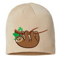 Saint Patrick's Day For Sloth Lovers Wo& Sustainable Beanie