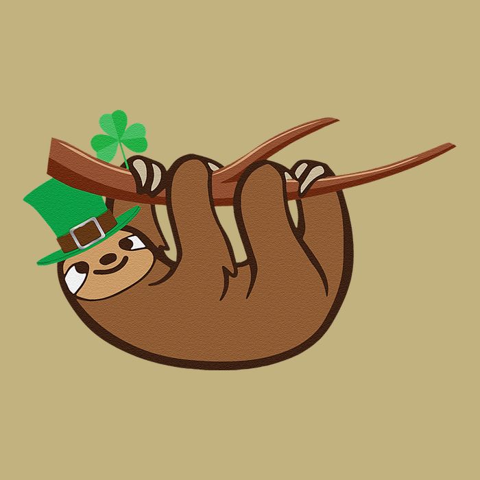 Saint Patrick's Day For Sloth Lovers Wo& Sustainable Beanie