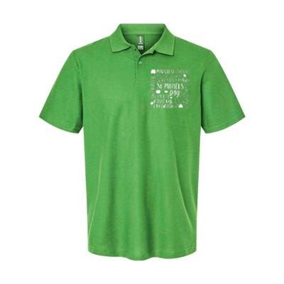 St Patrick's Day Paddy Irish Day Graphic Softstyle Adult Sport Polo