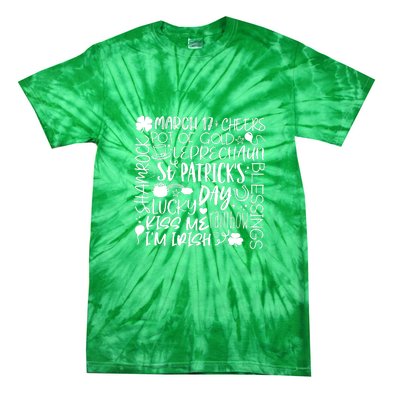 St Patrick's Day Paddy Irish Day Graphic Tie-Dye T-Shirt