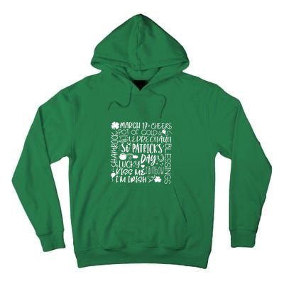 St Patrick's Day Paddy Irish Day Graphic Tall Hoodie