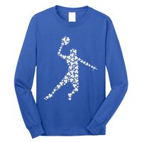 St Patricks Day Basketball Player Irish Clover Cool Gift Long Sleeve Shirt