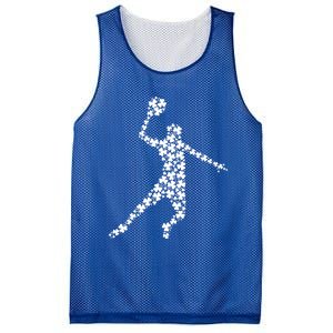 St Patricks Day Basketball Player Irish Clover Cool Gift Mesh Reversible Basketball Jersey Tank