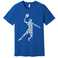 St Patricks Day Basketball Player Irish Clover Cool Gift Premium T-Shirt