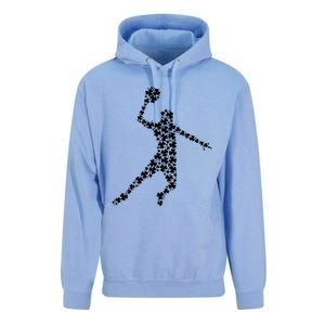 St Patricks Day Basketball Player Irish Clover Cool Gift Unisex Surf Hoodie