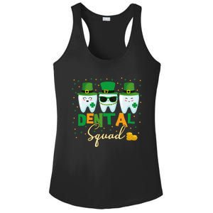 St Patrick's Day Dental Squad Dentist Great Gift Ladies PosiCharge Competitor Racerback Tank