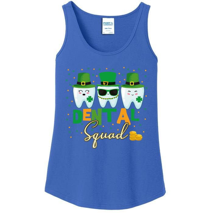 St Patrick's Day Dental Squad Dentist Great Gift Ladies Essential Tank