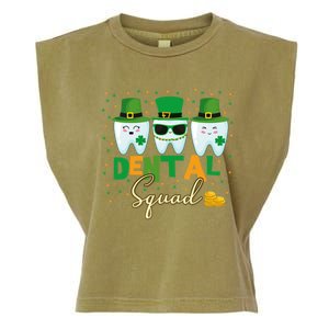 St Patrick's Day Dental Squad Dentist Great Gift Garment-Dyed Women's Muscle Tee