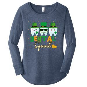 St Patrick's Day Dental Squad Dentist Great Gift Women's Perfect Tri Tunic Long Sleeve Shirt