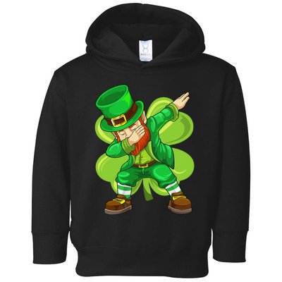 St Patricks Day Dabbing Leprechaun Irish Dab Shamrock Toddler Hoodie