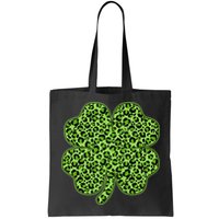 St Patrick's Day Leopard Print Shamrock Clover Bag