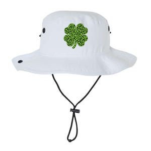 St Patrick's Day Leopard Print Shamrock Clover Legacy Cool Fit Booney Bucket Hat