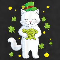 St Patrick's Day Cat Leprechaun Cat Lover Shamrock Cool Comfort Performance Bucket Hat