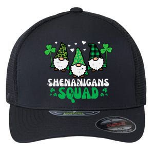 St Patricks Day Gnomes Shenanigans Squad Flexfit Unipanel Trucker Cap