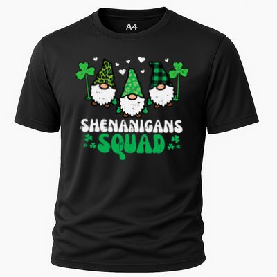 St Patricks Day Gnomes Shenanigans Squad Cooling Performance Crew T-Shirt