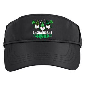 St Patricks Day Gnomes Shenanigans Squad Adult Drive Performance Visor