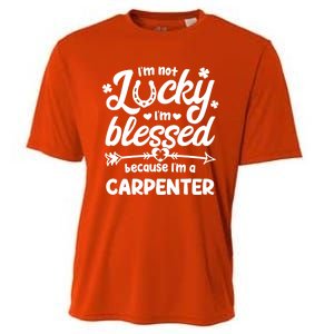 St Patricks Day Not Lucky Blessed Carpenter Christian Cool Gift Cooling Performance Crew T-Shirt