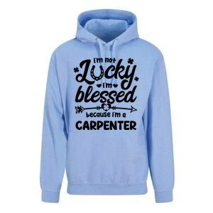 St Patricks Day Not Lucky Blessed Carpenter Christian Cool Gift Unisex Surf Hoodie