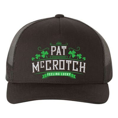 St Patricks Day, Funny St Patricks Day, Pat McCrotch Yupoong Adult 5-Panel Trucker Hat