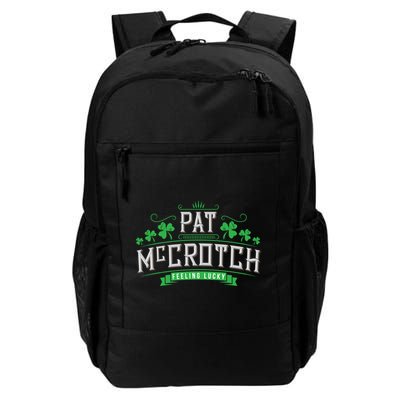 St Patricks Day, Funny St Patricks Day, Pat McCrotch Backpack