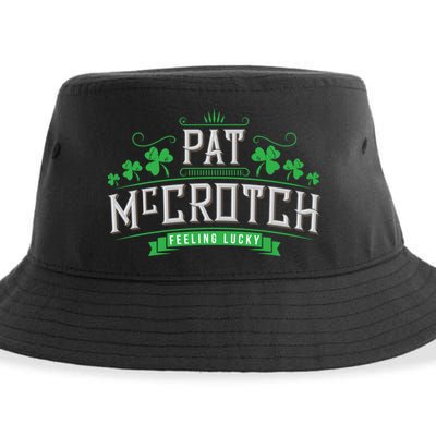 St Patricks Day, Funny St Patricks Day, Pat McCrotch Sustainable Bucket Hat