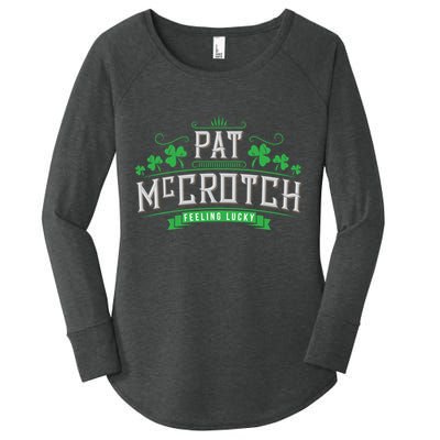 St Patricks Day, Funny St Patricks Day, Pat McCrotch Women's Perfect Tri Tunic Long Sleeve Shirt