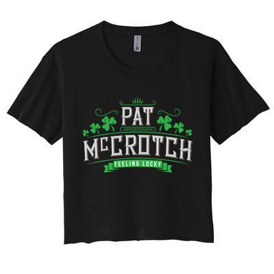 St Patricks Day, Funny St Patricks Day, Pat McCrotch Crop Top