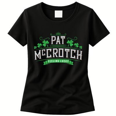 St Patricks Day, Funny St Patricks Day, Pat McCrotch Womens T-Shirt