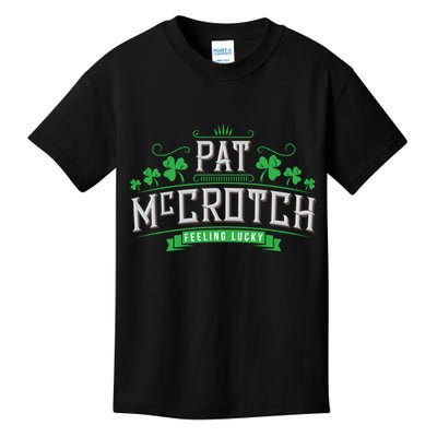 St Patricks Day, Funny St Patricks Day, Pat McCrotch Kids T-Shirt