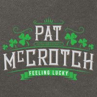 St Patricks Day, Funny St Patricks Day, Pat McCrotch Cotton Canvas Backpack