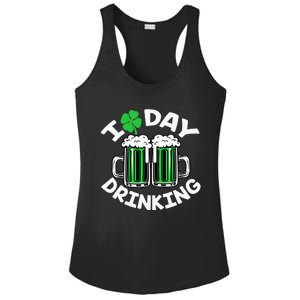 St Patricks Day I Love Day Drinking Funny Beer Lover Ladies PosiCharge Competitor Racerback Tank