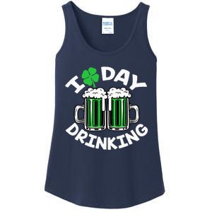 St Patricks Day I Love Day Drinking Funny Beer Lover Ladies Essential Tank