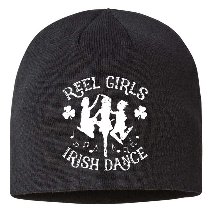 St Patricks Day Reel Girl Irish Dance Green Sustainable Beanie