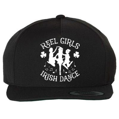 St Patricks Day Reel Girl Irish Dance Green Wool Snapback Cap