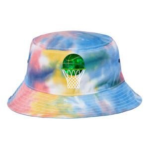 St Patricks Day Shamrock Basketball Irish Tie Dye Newport Bucket Hat