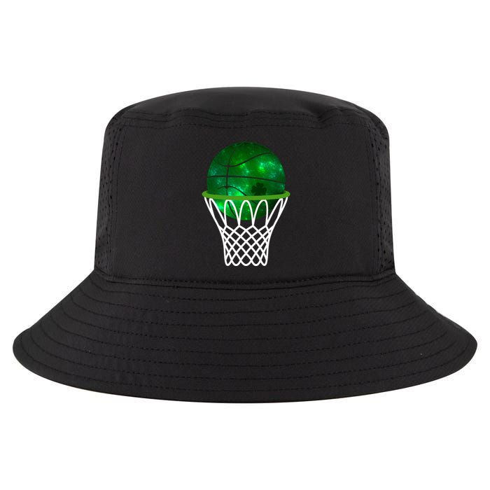 St Patricks Day Shamrock Basketball Irish Cool Comfort Performance Bucket Hat
