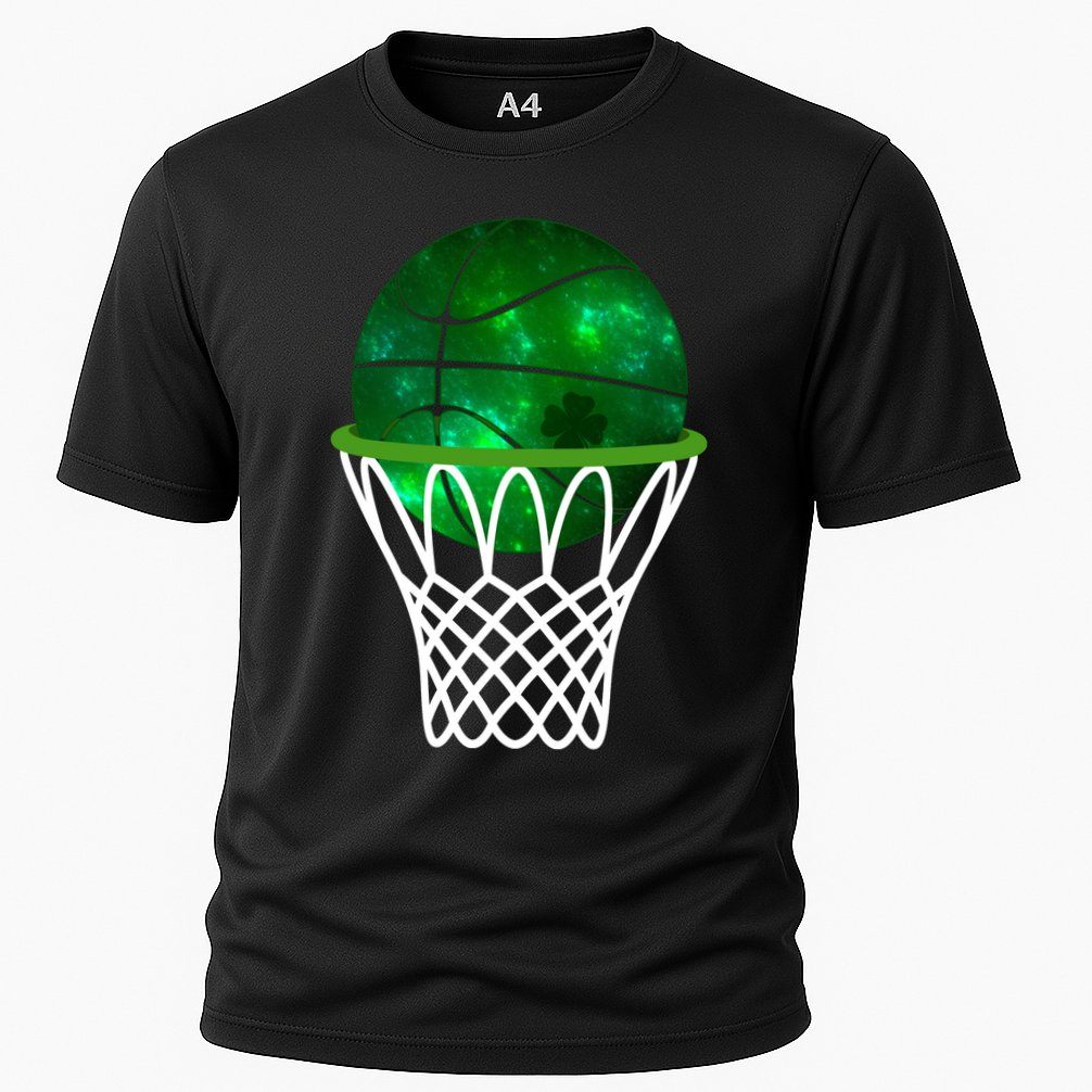 St Patricks Day Shamrock Basketball Irish Performance Shirt