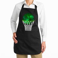 St Patricks Day Shamrock Basketball Irish Apron