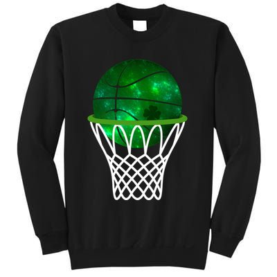 St Patricks Day Shamrock Basketball Irish Sweatshirt