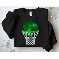 St Patricks Day Shamrock Basketball Irish Sweatshirt
